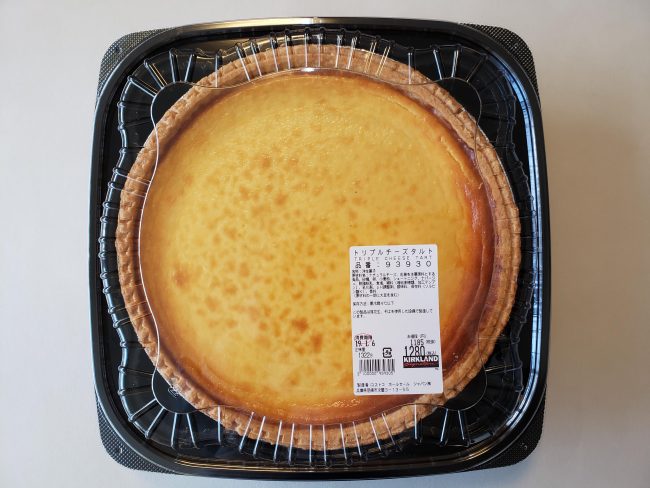 コストコ トリプルチーズタルト 直径30cm 巨大チーズケーキが1280円 リピ買い必至の人気商品