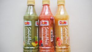 コストコ「Dole（ドール）スムージー 6本」濃厚！どの味も安定したおいしさ。コップ1杯で1日分のビタミンCが嬉しい。